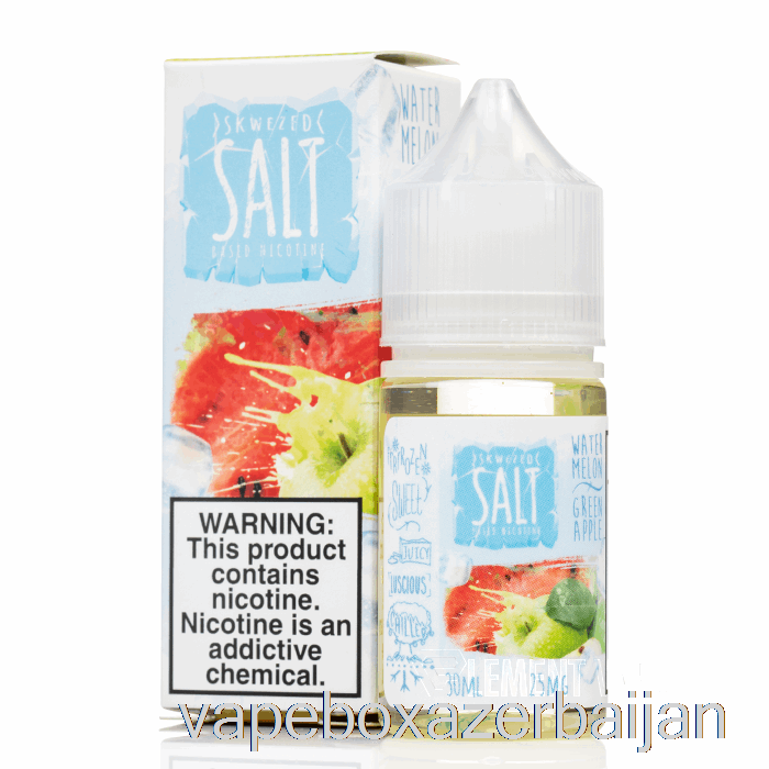 Vape Box Azerbaijan ICE Watermelon Green Apple - Skwezed Salts - 30mL 50mg